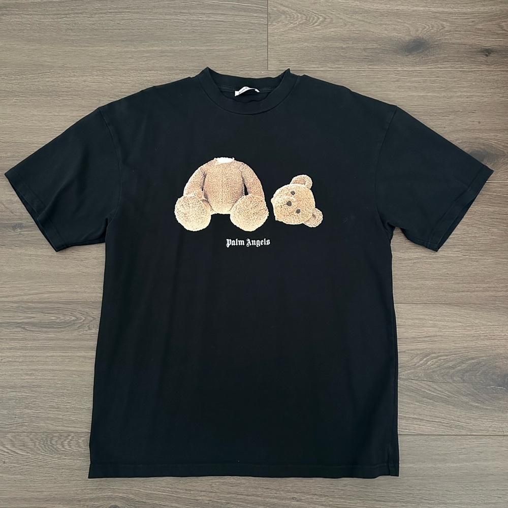 Palm Angels Black Cotton Tee